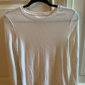 white long sleeve t-shirt
